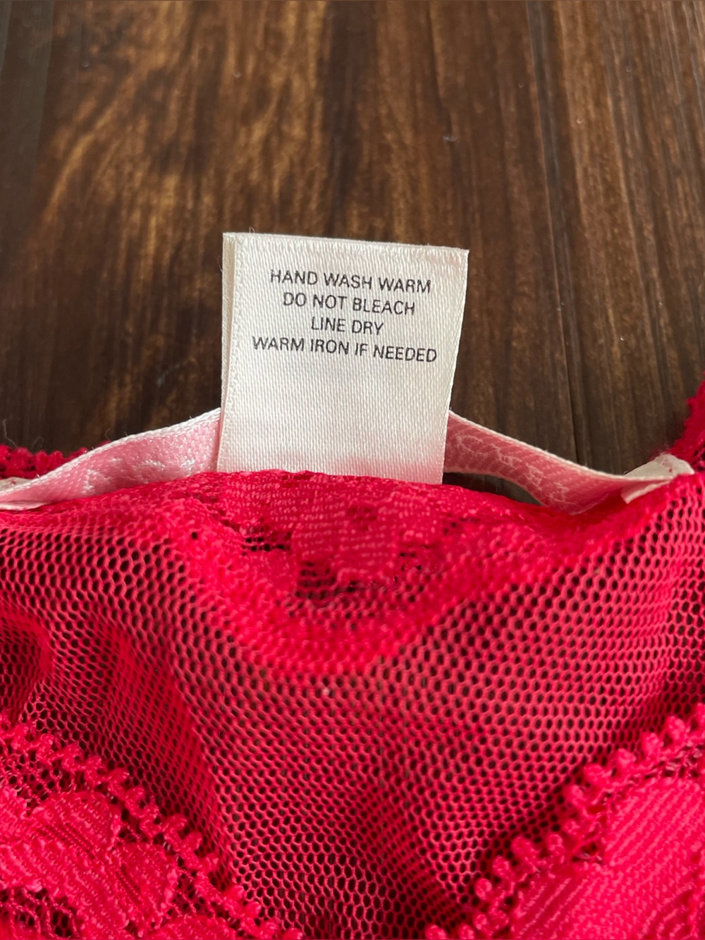 Vtg Y2K Victoria Secret Babydoll Flyaway Chemise Lingerie Large Red Silk Lace - Picture 11 of 13